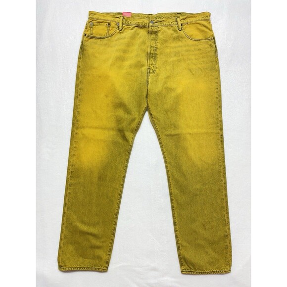 Levi's 501 CT  Big & Tall Men’s W44 L32 Customized  & Tapered  Buttonfly Jeans - Picture 2 of 10